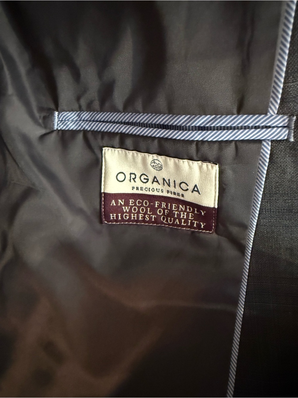 Jos. A. Bank Charcoal Windowpane Sport Coat - Picture 3 of 7